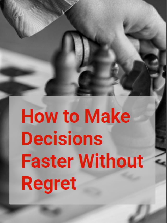 How to Make Decisions Faster Without Regret