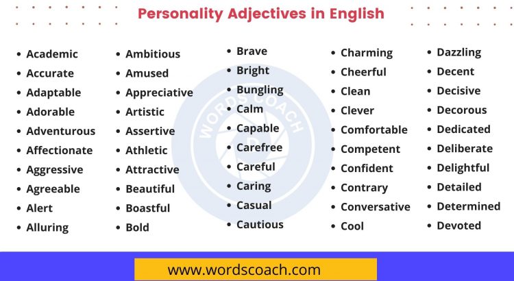 how to describe personality in english Archives - Word Coach