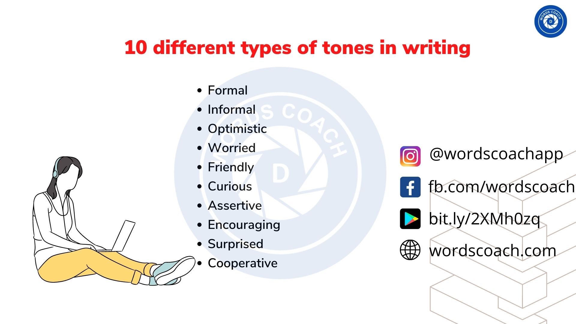 different types of tones in writing
