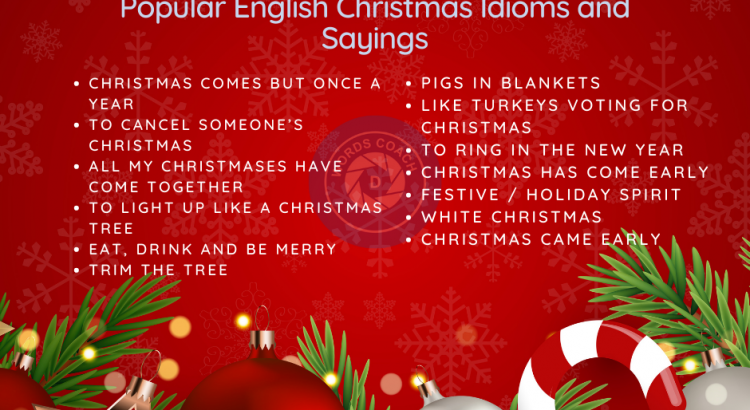 Popular English Christmas Idioms and Sayings - wordscoach.com