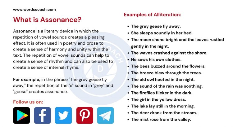 assonance examples in creative writing