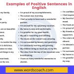 100+ Examples of Positive Sentences in English