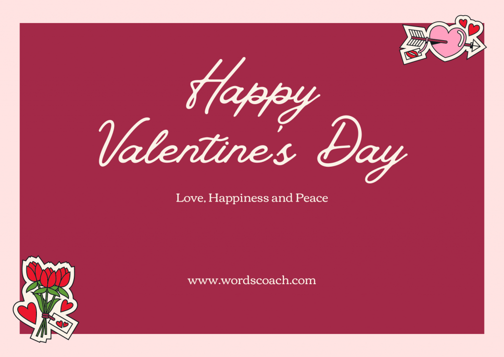 Happy Valentine's Day - wordscoach.com