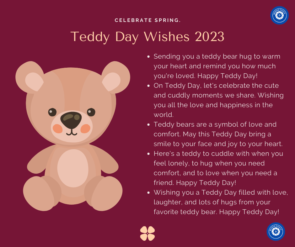 Teddy Day Wishes 2023 - wordscoach.com