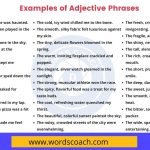 Examples of Adjective Phrases - wordscoach.com