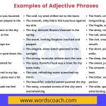 Examples of Adjective Phrases - wordscoach.com