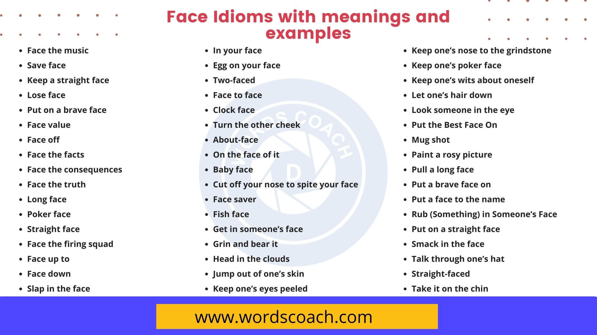 idioms pictures and meanings