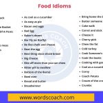 150+ Food Idioms with Meaning and Examples