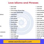 Love Idioms and Phrases - wordscoach.com