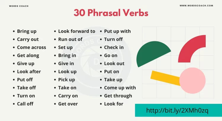 30 Phrasal Verbs - wordscoach.com