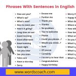 Phrases With Sentences in English - wordscoach.com