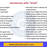 Sentences with Shall - wordscoach.com