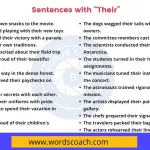 Sentences with Their - wordscoach.com