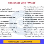 Sentences with Whose - wordscoach.com