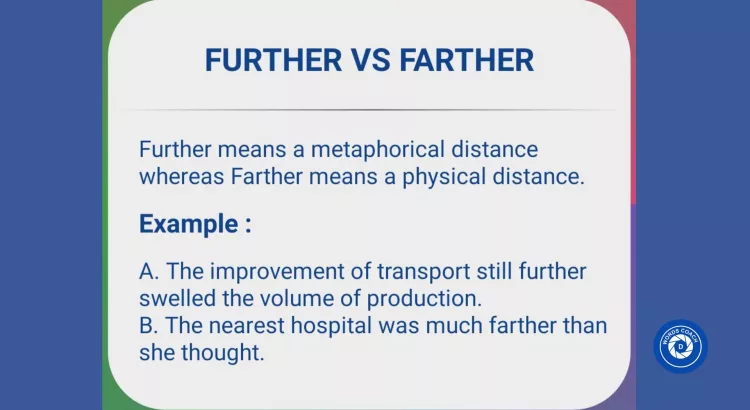 Further Vs Farther - wordscoach.com
