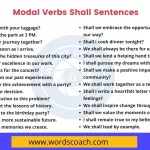 Modal Verbs Shall Sentences - wordscoach.com