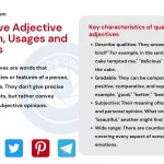 Qualitative Adjective Definition, Usages and Examples - wordscoach.com