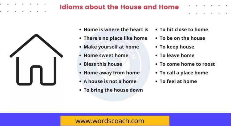 Idioms about the House and Home - wordscoach.com