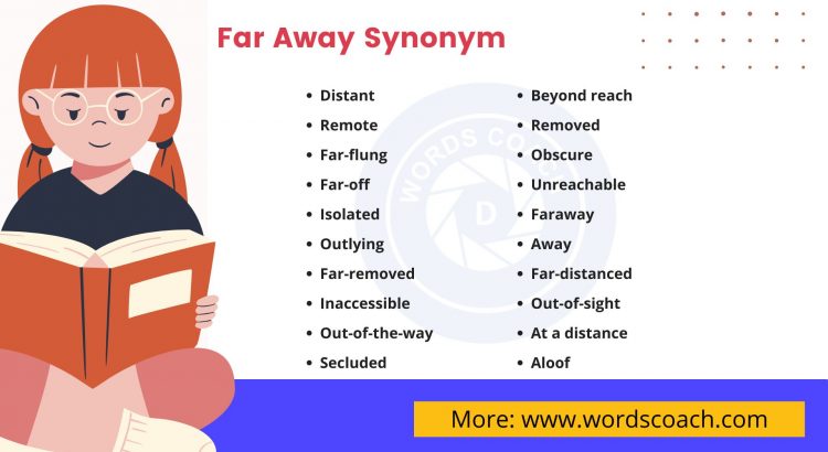 Far Away Synonym - wordscoach.com