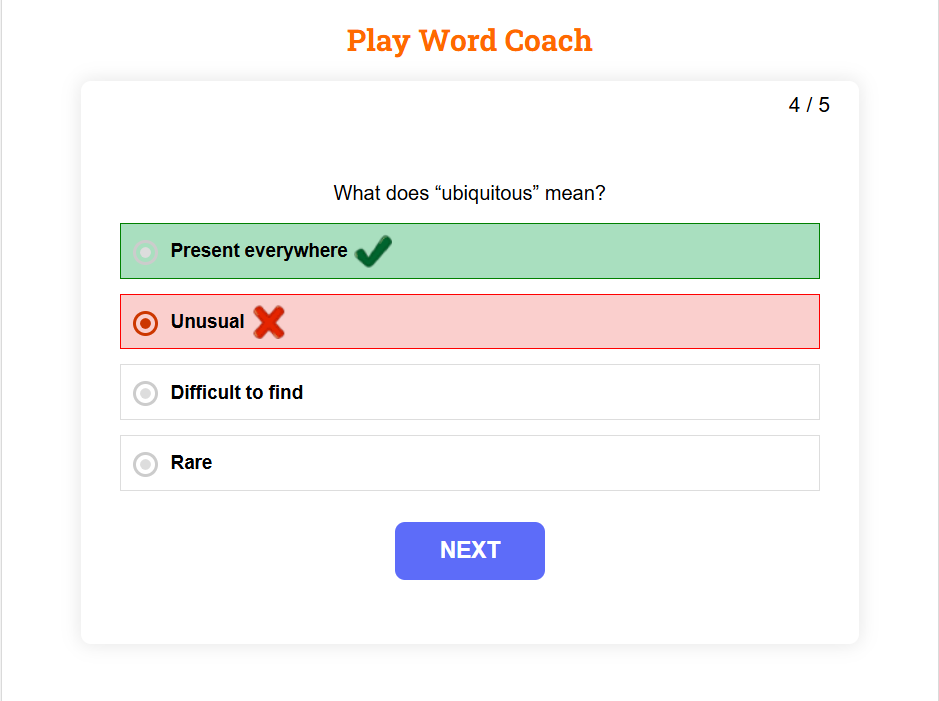 Words Coach