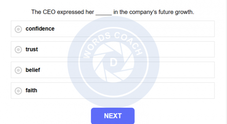 B2 Vocabulary Exercise - wordscoach