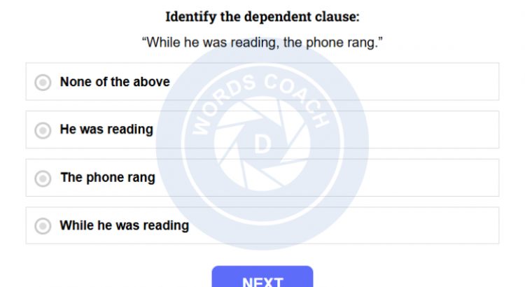 Phrases and Clauses Exercises - wordscoach