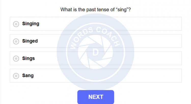 Regular and Irregular Verbs Exercises - wordscoach