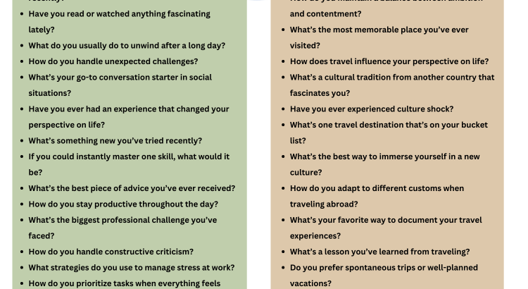 Common Daily Questions - wordscoach.com