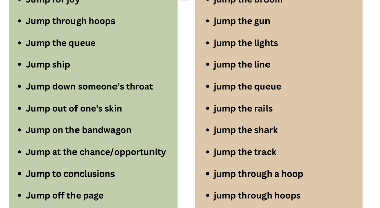 Jump Idioms - wordscoach.com