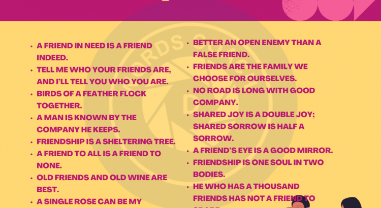 Proverbs About Friendship - wordscoach.com