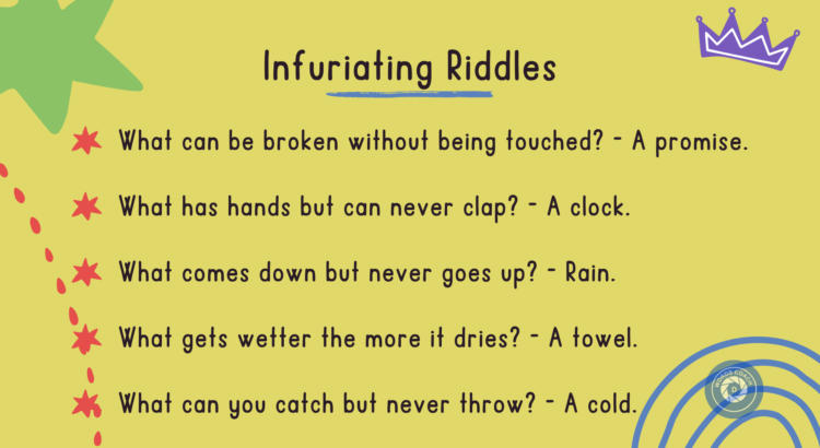 Infuriating Riddles - wordscoach.com