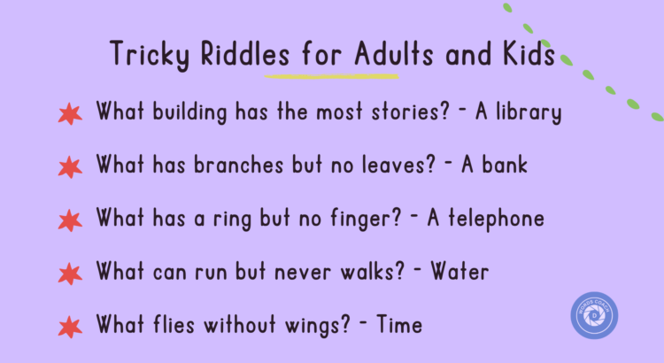 Tricky Riddles for Adults and Kids - wordscoach.com