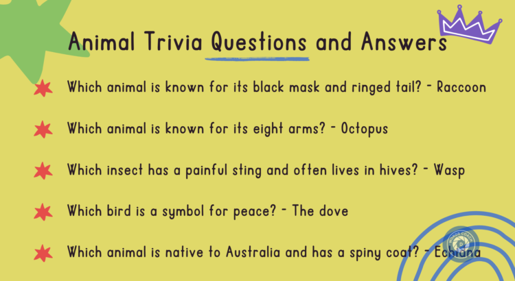 Animal Trivia Questions and Answers - wordscoach.com