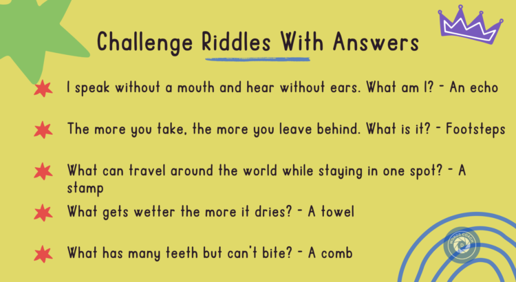 Challenge Riddles With Answers - wordscoach.com