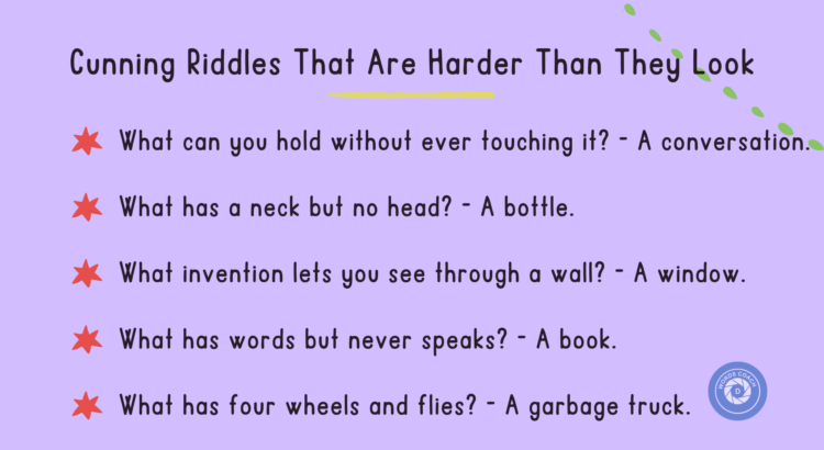 Cunning Riddles - wordscoach.com
