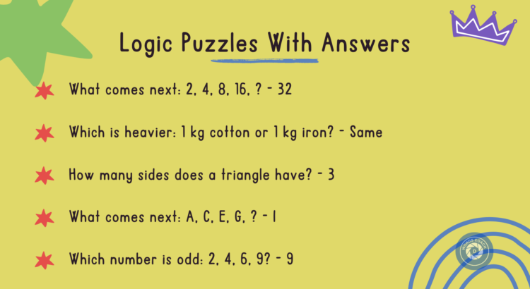 Logic Puzzles With Answers - wordscoach.com