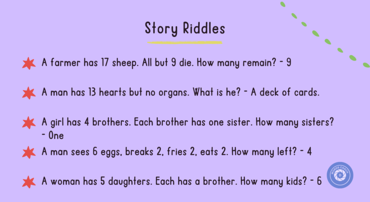 Story Riddles - wordscoach.com