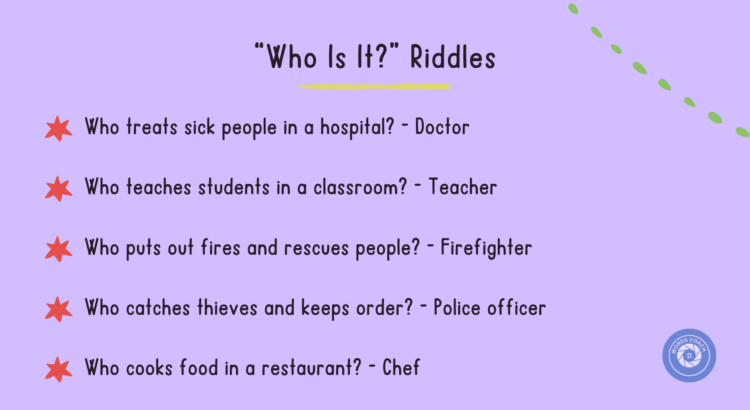 Who Is It? Riddles - wordscoach.com