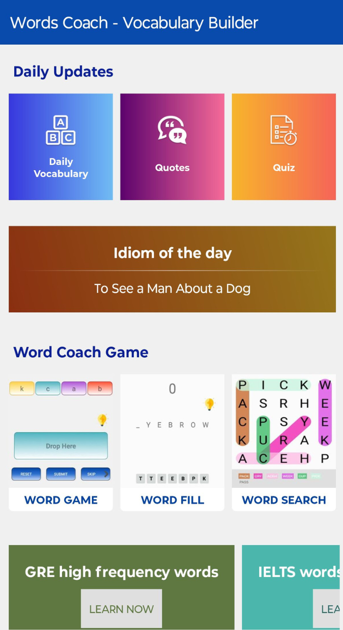 Word coach